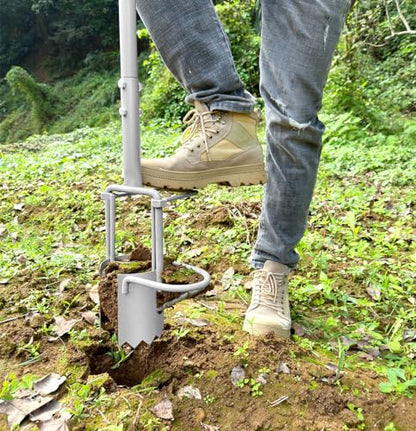 5-in-1 Garden Bulb Planter with Long Handle, Height Adjustable
