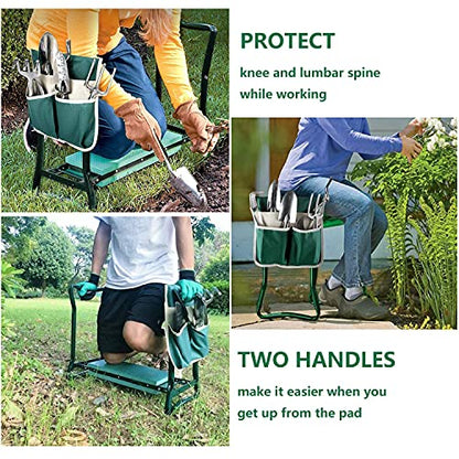 BESTHLS Garden Kneeler and Seat,Foldable Gardening Stool with Thick Pad - size: Style B
