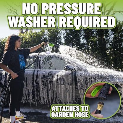Chemical Guys, TORQ Foam Blaster 6 Cannon, Garden Hose Attachment for Cars - size: FOAM BLASTER ONLY