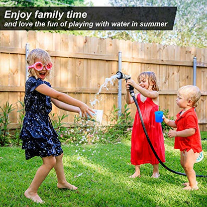 Garden Hose Nozzles,9 Spray Patterns Heavy Duty Metal Hose Sprayer Nozzle