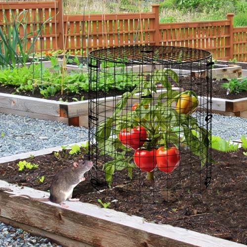 6 Pack Plant Protectors from Animals with Cover, 18PCS 12.6"x11.8"