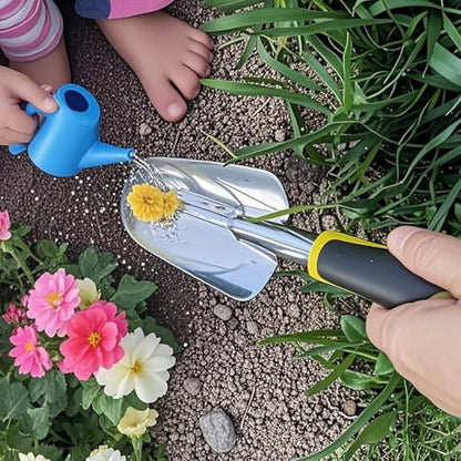 Garden Trowel with Hanging Hole - Soft Rubberized Non-Slip Handle