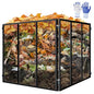 Large Metal Wire Mesh Compost Bin Outdoor, 172 Gallon, Black