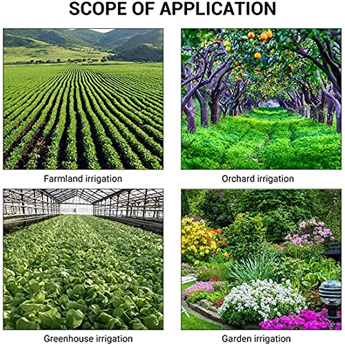 Micro Drip Irrigation, 1/2" External Thread Rotating Sprinklers Mini Wobbler Irrigation Water Spray Sprinkler Farm 360 Degree Rotary Watering Nozzles.(5 pcs)