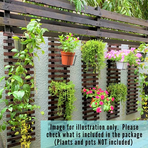 ShopLaLa Wall Planter (90cm, 2 Pack) Hanging Planters for Indoor Plants - size: 90cm (35.4") x 2