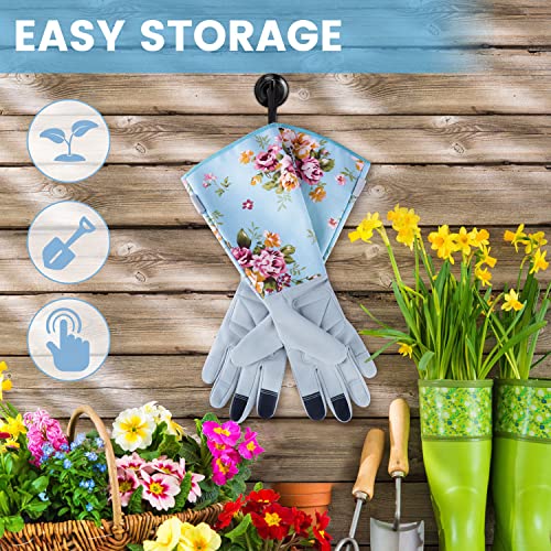WANCHI Garden Gloves for Women Gift,Heavy Duty Gardening Gloves,Blue Medium - color: Blue, size: Medium (Pack of 1)