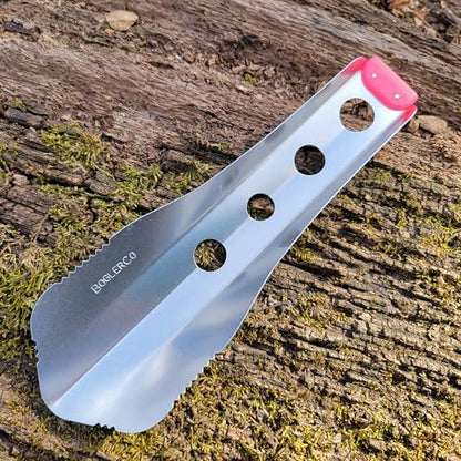 Ultralight Backpacking Trowel, 0.48 oz (13.5g) Pink - color: Pink