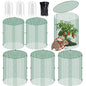 6 Sets 13"x 16" Wire Plant Protector from Animals, Plant Protector Cages - color: Green-6pcs