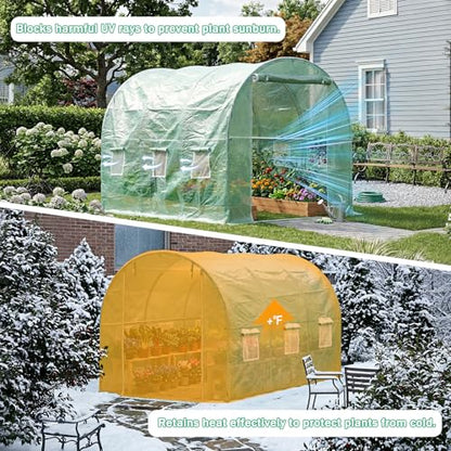 Aoodor 10'X7'X7' Greenhouse Replacement Cover - size: 10'X7'X7'