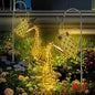 Forlivese 2PCS Solar Watering Can with Lights, Hanging Solar Garden Lights - size: 36LED