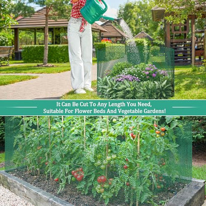 32.8ftx24In Plant Protectors from Animals,Plant Cages for Outdoor Plants - size: 32.8Ft x 24In