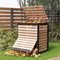 95 Gallon Canada Cedar Wood Compost Bin, Outdoor Composter, Natural - size: 31.5" L×19.6" W