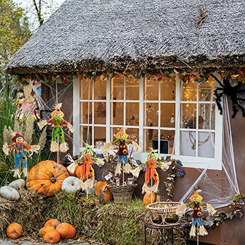 6 PCS Halloween Scarecrow Decorations, Scarecrows Fall Decor