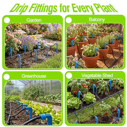 Drip Irrigation Kit for Potted Plants, Micro Tubing Set - color: Accessory Set-01