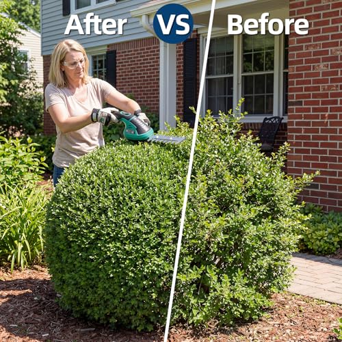 7.2V Cordless Grass Shear & Hedge Trimmer Handheld Lawn Garden Cutter