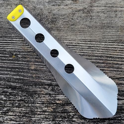 Ultralight Backpacking Trowel, 0.48 oz (13.5g) Yellow - color: Yellow