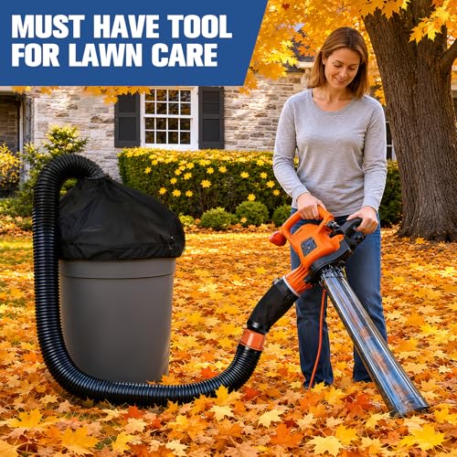 8 FT Leaf Collection System Compatible with WORX Leaf Blower Vac
