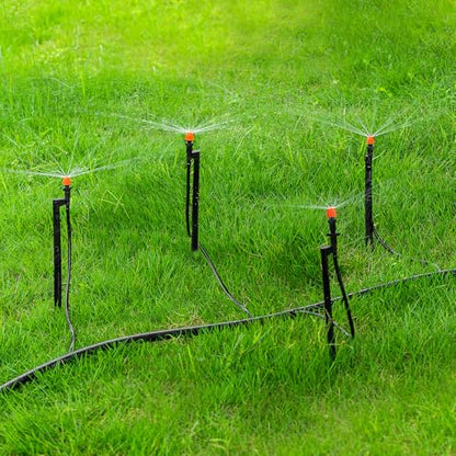 20 Sets Mixed 360/180/90 Degrees Drip Irrigation Sprinklers - size: 20 Set Mixed Drip Sprayers