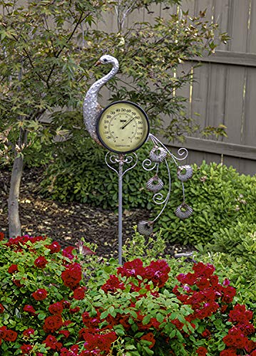 Poolmaster 54581 Outdoor Decoration Garden Stake, Peacock, Multi - style: Peacock