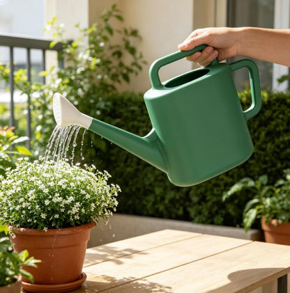 2 gal. Resin Watering Can (Green) - color: Green