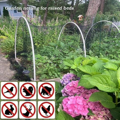 Junflying Bird Netting 25x50 Ft, 1" Mesh Heavy Duty Garden Netting - size: 25X50 FT