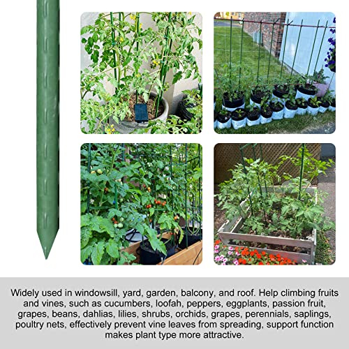 Garden Stakes, 57 Inch (Approx 5Ft) Steel Plant Tomato Stakes, 25 Pack - size: 57 inch