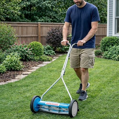 American Lawn Mower Company 2415-16 16-Inch 5-Blade Reel Push Lawn Mower - size: 16" 5 blade, 2.0