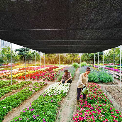 Shade Cloth 90% Sunblock Net for Garden Patio, for, Shade Sails -for Plants Greenhouse Outdoor Pergola Lawn Swimming Sun Shade Cloths for Kennel Chicken Coop Easier to Hang Shade Net Cover - size: 3'x16'