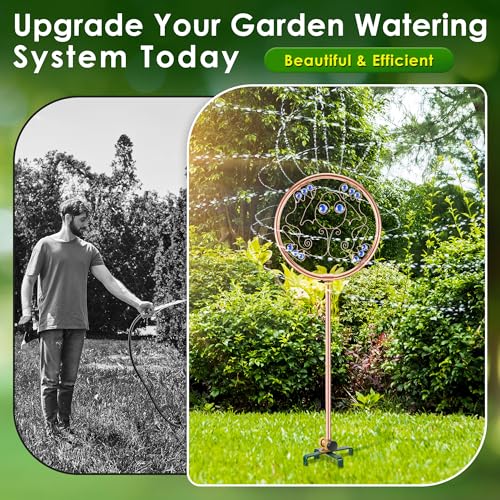 34" Ornamental Sprinkler, 360° Rotating, Frog - style: Frog