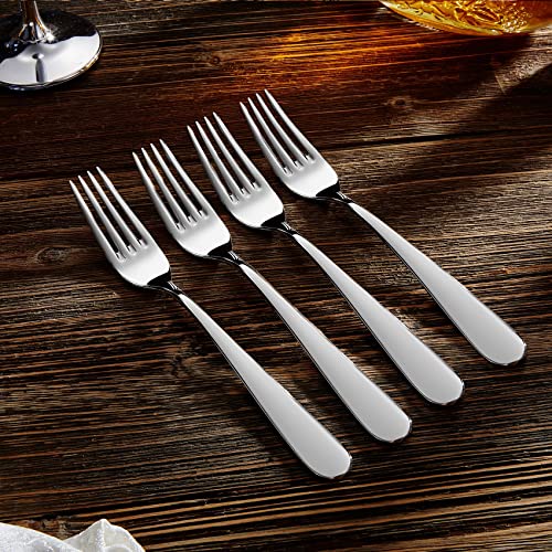 KEAWELL Premium Louise 4-Piece 18/10 Dinner Fork Set (8" Dinner Fork) - size: 8" Dinner Fork