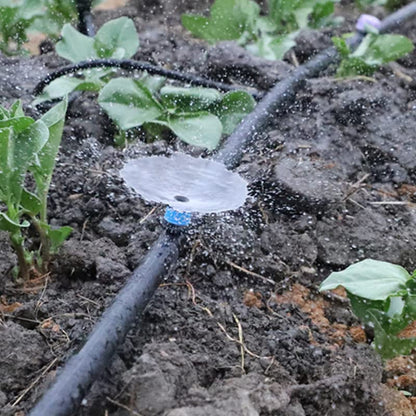 100pcs Adjustable Drip Irrigation Emitters for 1/4" Irrigation Tubing