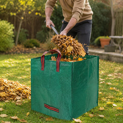 Heavy Duty 125L Garden Trash Bag Reusable Industrial Fabric Yard Waste Container