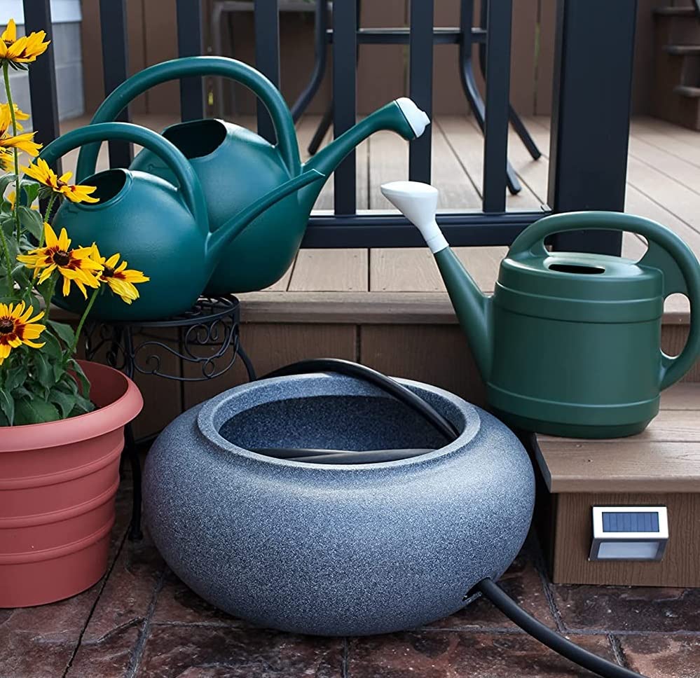 The HC Companies Gal Gr Poly Watering Can - size: 1 Gallon